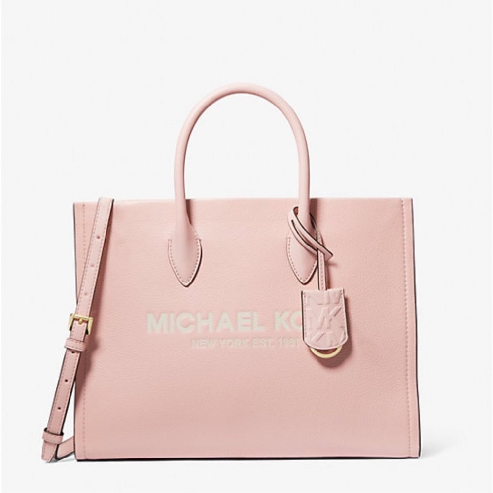 Michael Kors Mirella Medium
Pebbled Leather Tote Bag